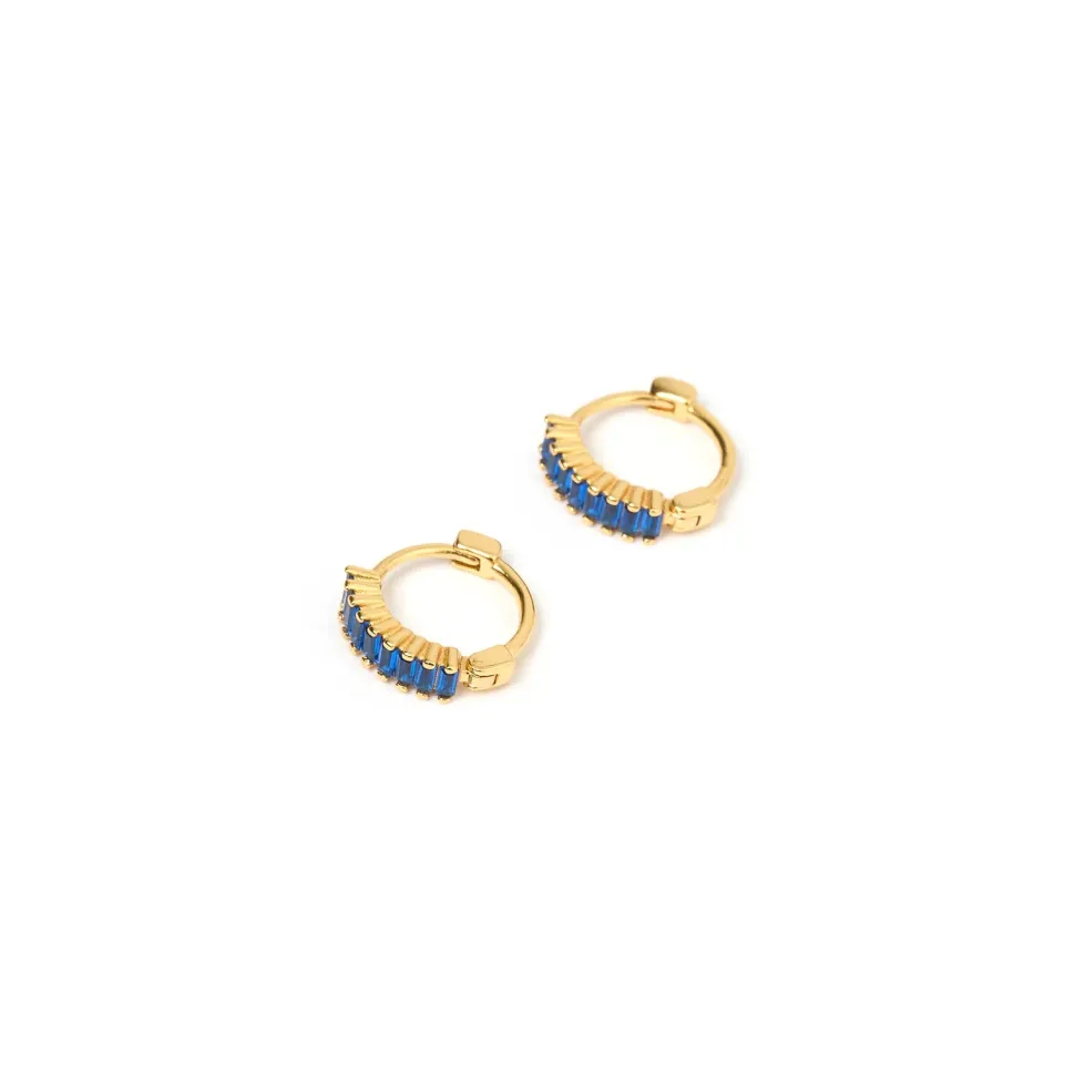 Arms of Eve 'Khloe Gold Earrings' - Sapphire Hot