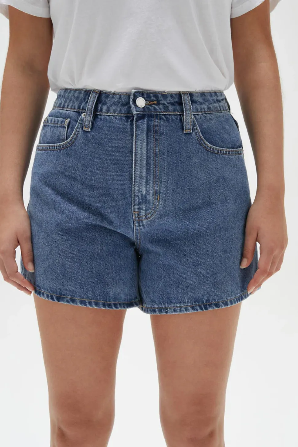 ASSEMBLY LABEL 'Vintage Denim Short' - Dark Stone Hot