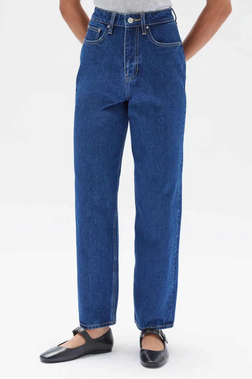 ASSEMBLY LABEL 'Vintage Straight Jean' - Heritage Blue Cheap