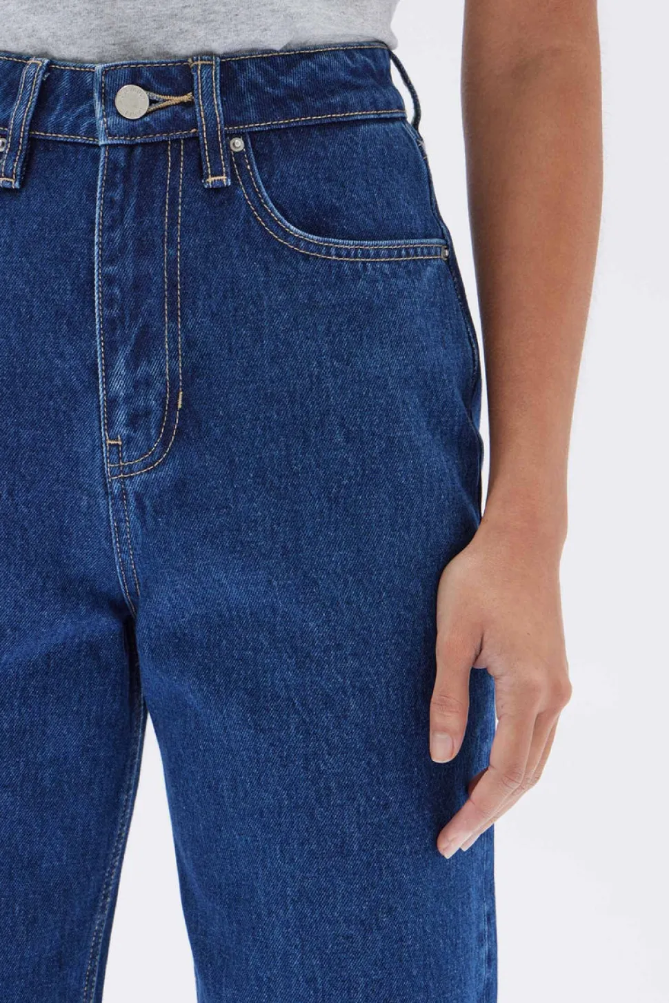ASSEMBLY LABEL 'Vintage Straight Jean' - Heritage Blue Cheap