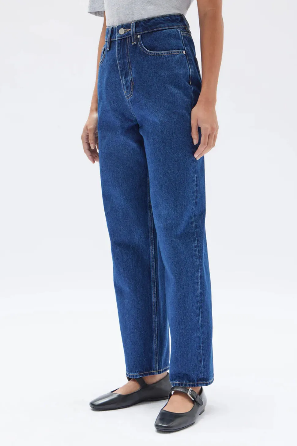 ASSEMBLY LABEL 'Vintage Straight Jean' - Heritage Blue Cheap