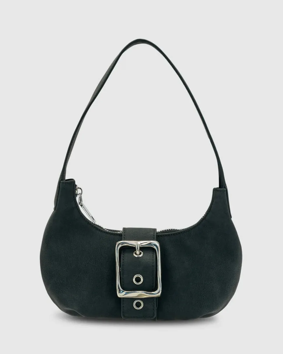 Brie Leon 'Everyday Mini Baguette Bag' - Black Corn Suede Cheap