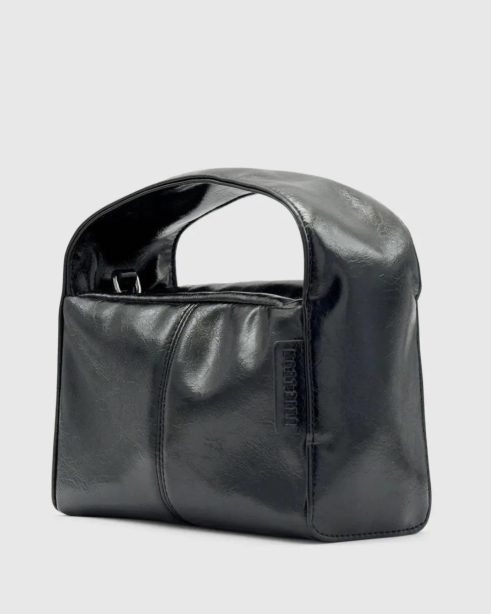 Brie Leon 'Luca Mini Bag Glossy Crinkle' - Black Store