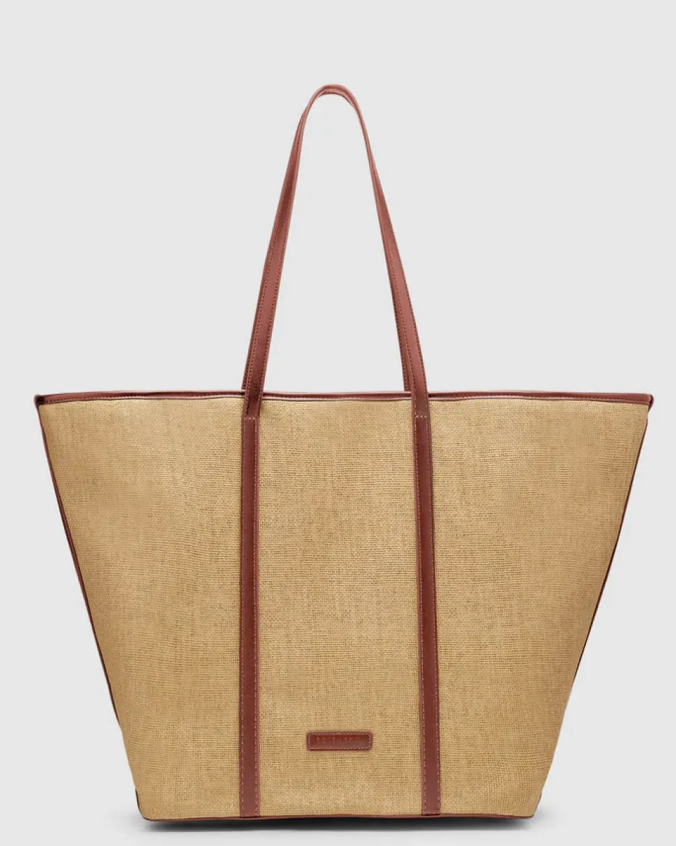 Brie Leon 'Ritual Tote Large' - Natural/Saddle Sale