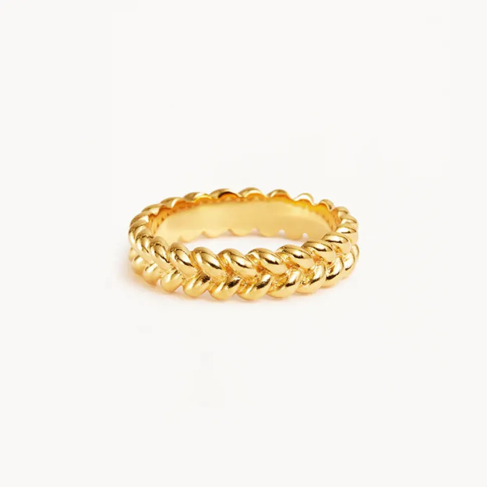 By Charlotte 'Intertwined Ring' - Gold New