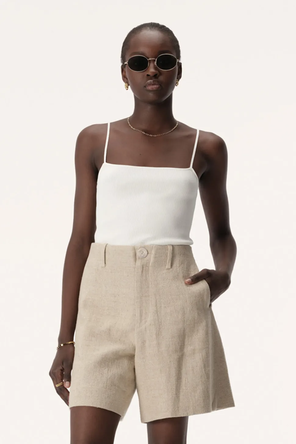 Elka Collective 'Rae Knit Top' - White Shop