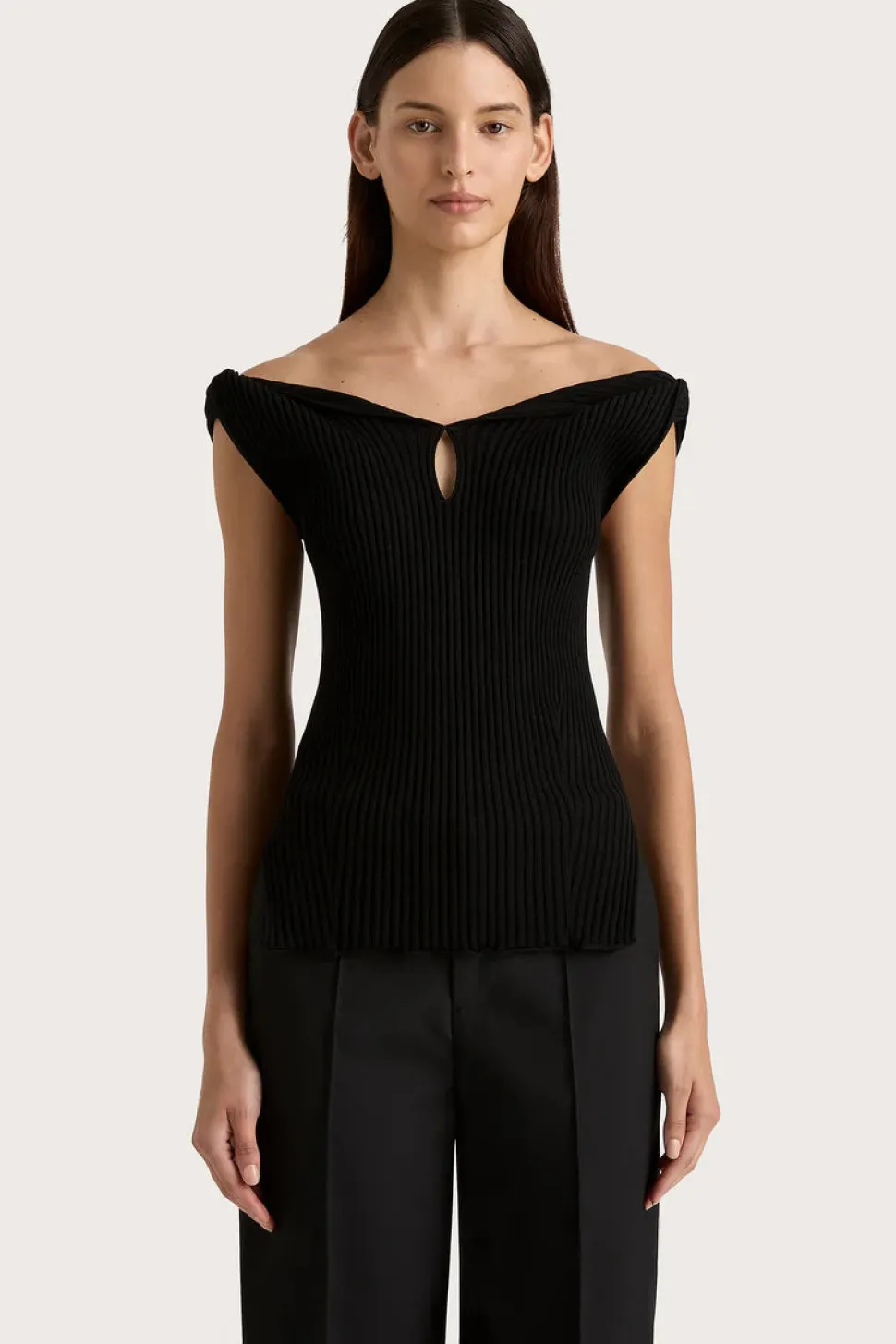 Faithfull The Brand 'Heidi Knit Top' - Black Discount