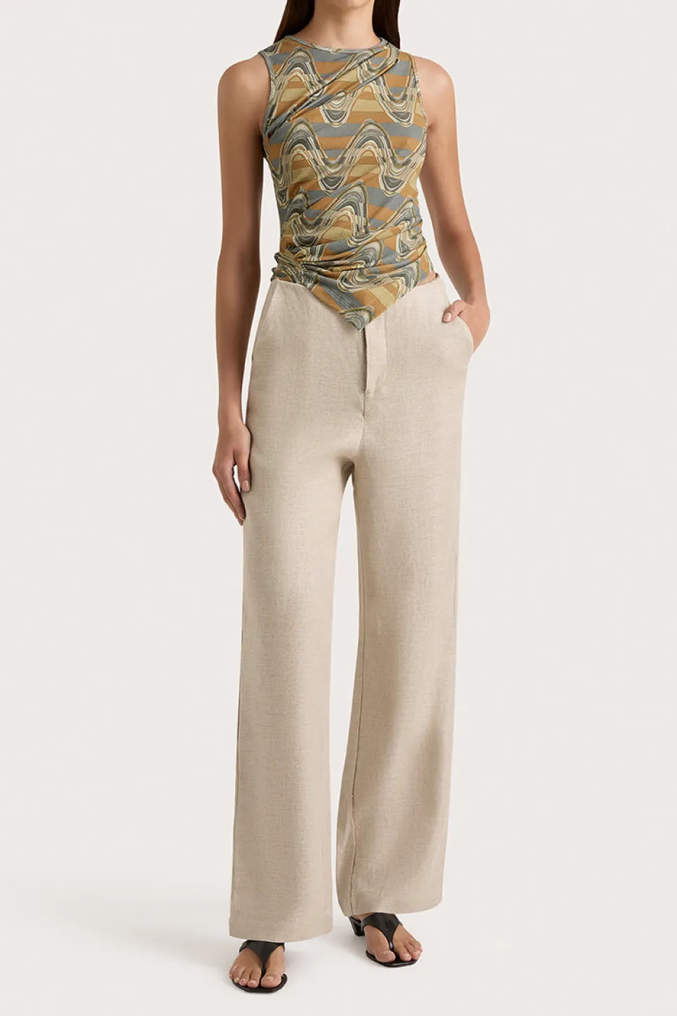 Faithfull The Brand 'Sanne Pant' - Oatmeal Discount