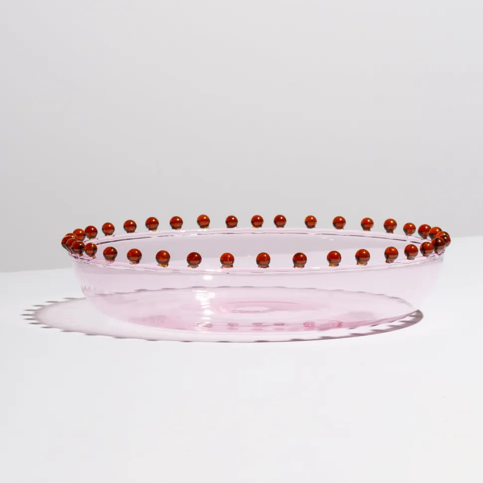 Fazeek 'Pearl Platter' - Pink & Amber New