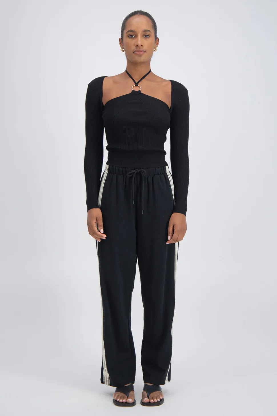 Jasmine Alexa "Panarea Trackpant"- Black Flash Sale