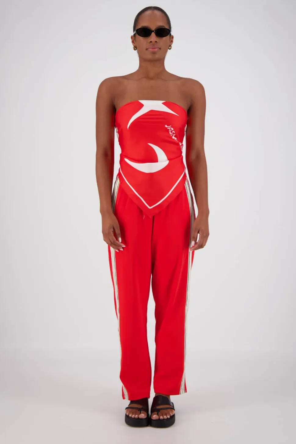 Jasmine Alexa "Panarea Trackpant"- Red Cheap