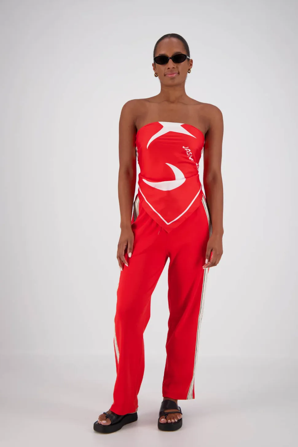 Jasmine Alexa "Panarea Trackpant"- Red Cheap