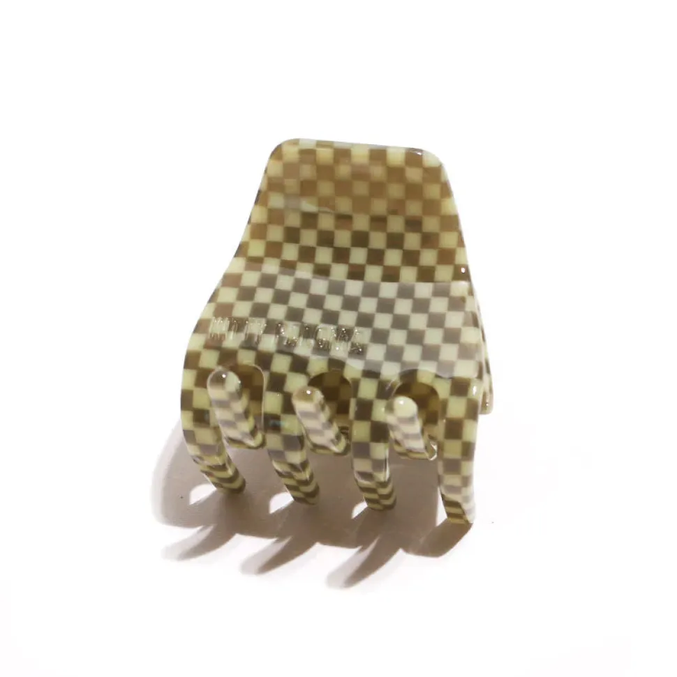 Kitty Paloma 'Petite Clip' - Olive Checkers Shop