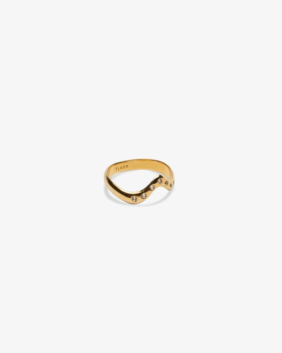 Nina Gordon 'Tidal Topaz Ring' - 14k Vermeil Gold Store