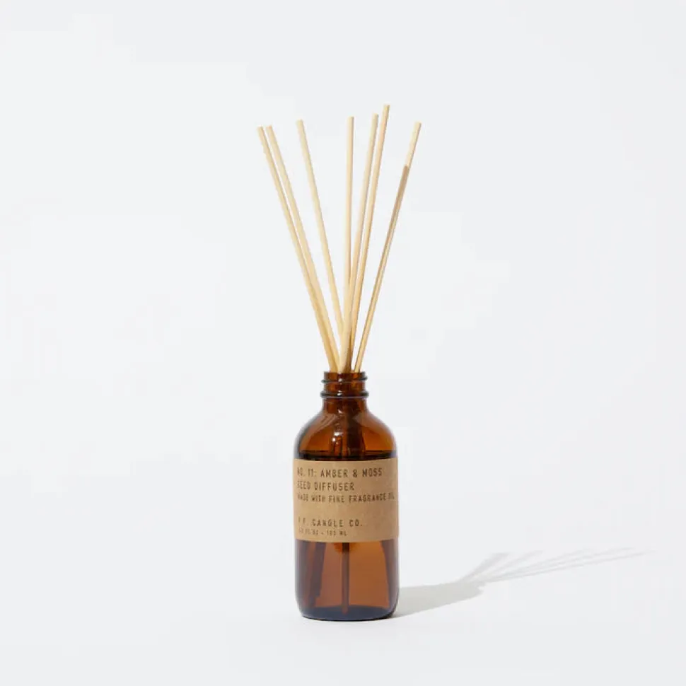 P.F. Candle Co. No. 11 Amber & Moss - Reed Diffuser Online