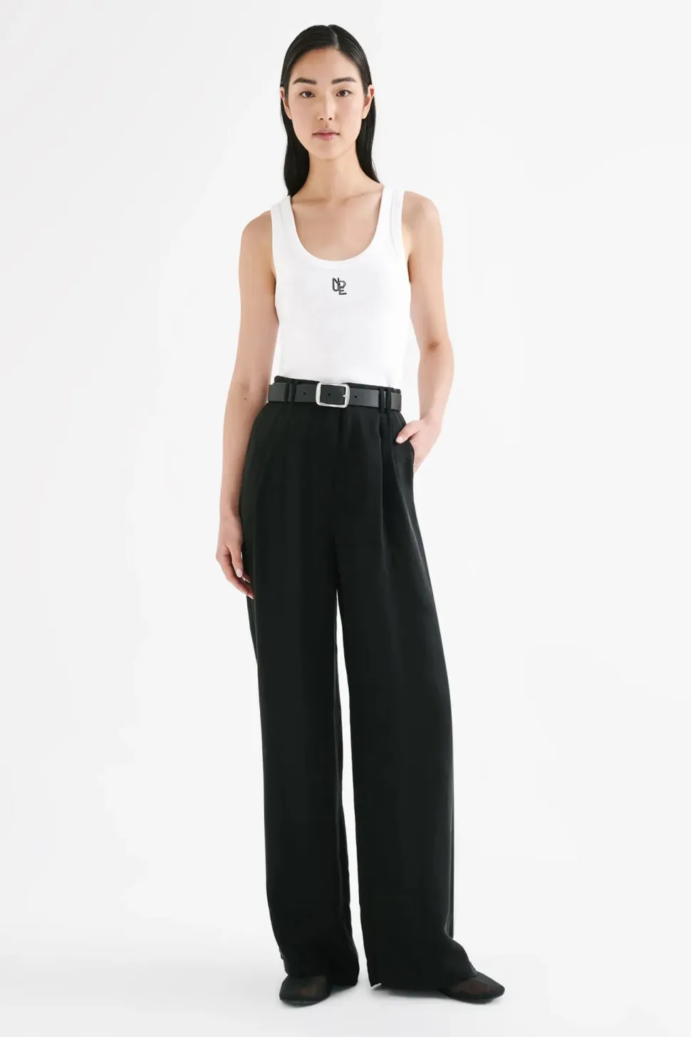 Nude Lucy 'Lea Cupro Pant' - Black Online