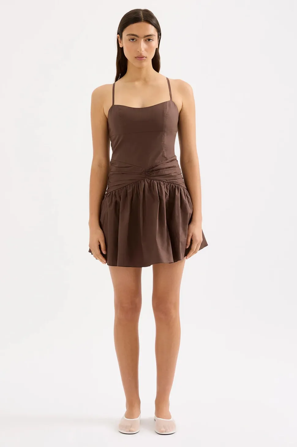 Nude Lucy 'Skarla Mini Dress' - Chocolate Clearance