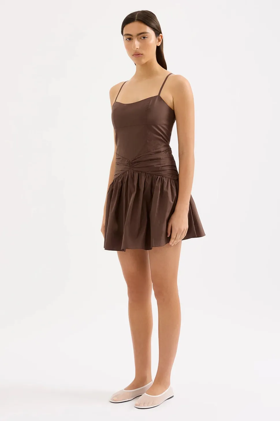 Nude Lucy 'Skarla Mini Dress' - Chocolate Clearance