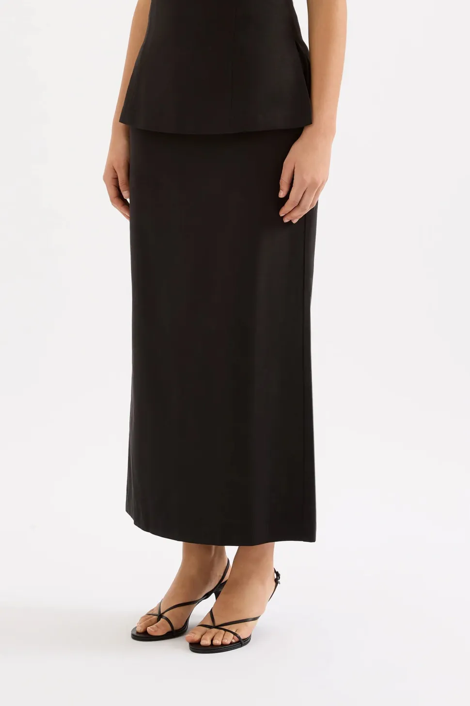 Nude Lucy 'Tait Maxi Skirt' - Black Cheap