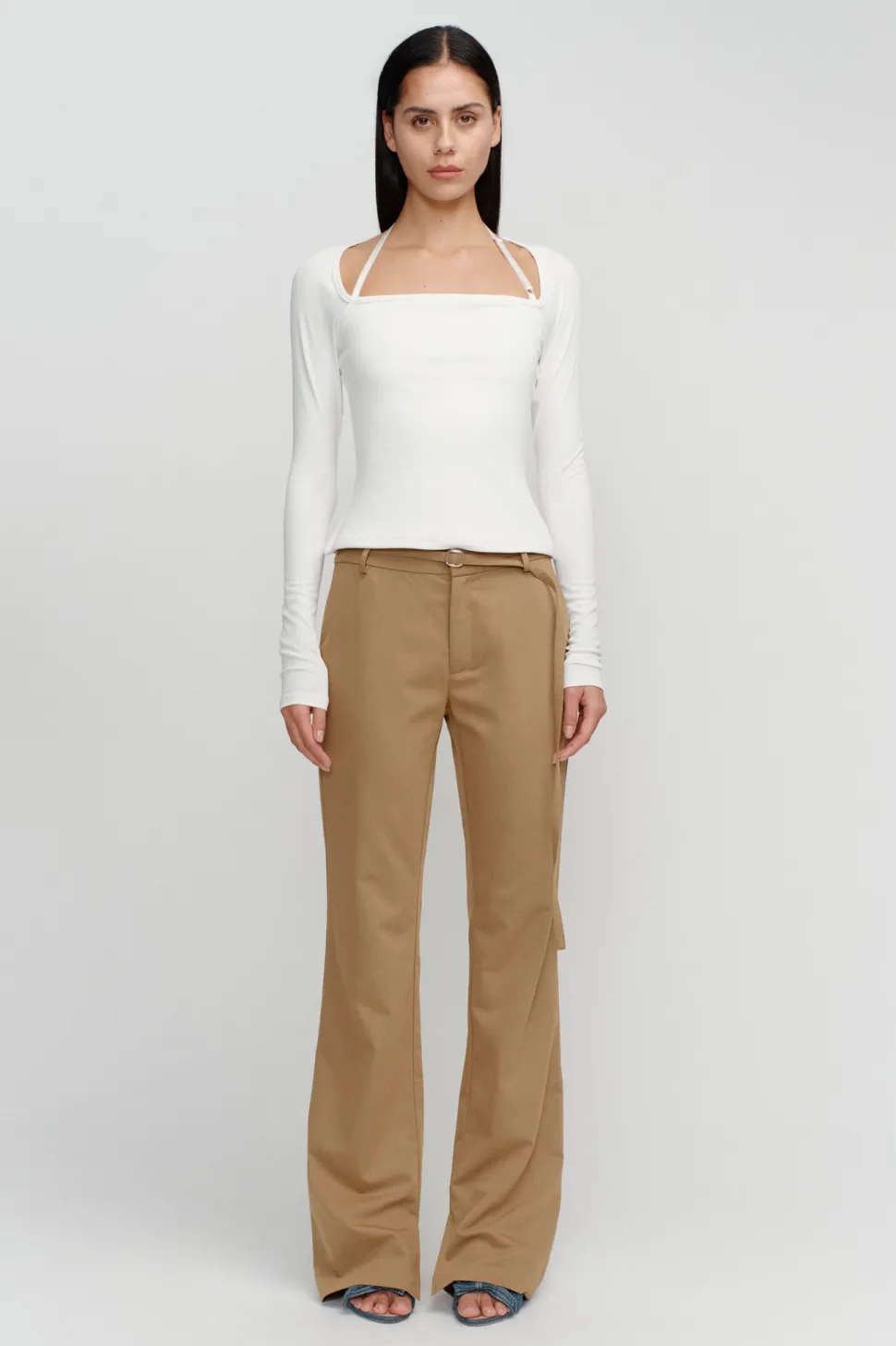 Ownley 'Gavriel Suit Pant' - Caramel Flash Sale