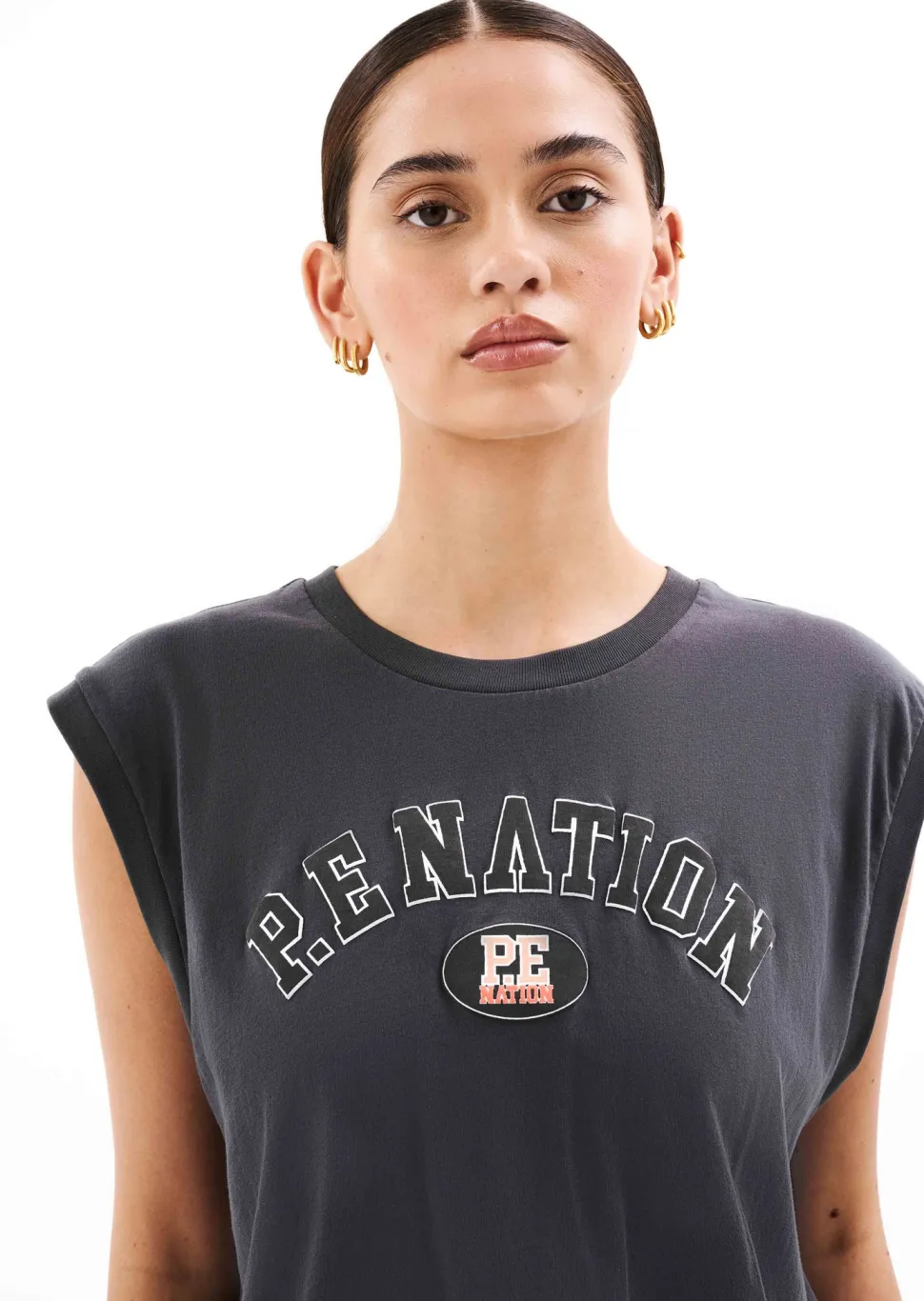 P.E NATION 'Solrad Tank' - Dark Shadow Best Sale