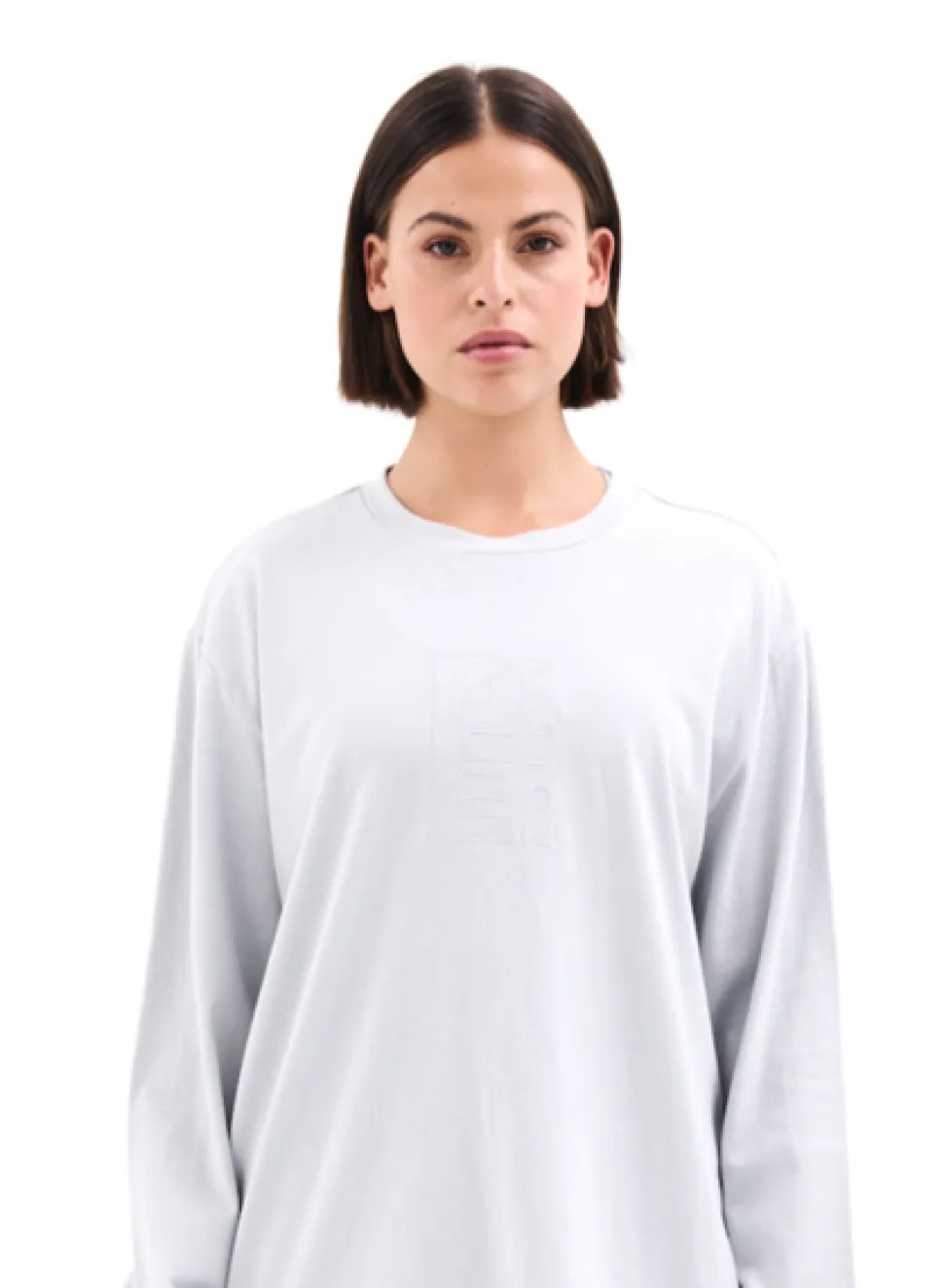 P.E NATION 'Stage Win LS Tee' - High Rise Grey New