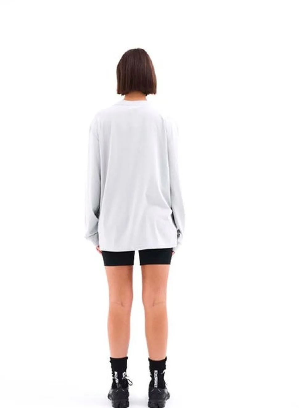 P.E NATION 'Stage Win LS Tee' - High Rise Grey New