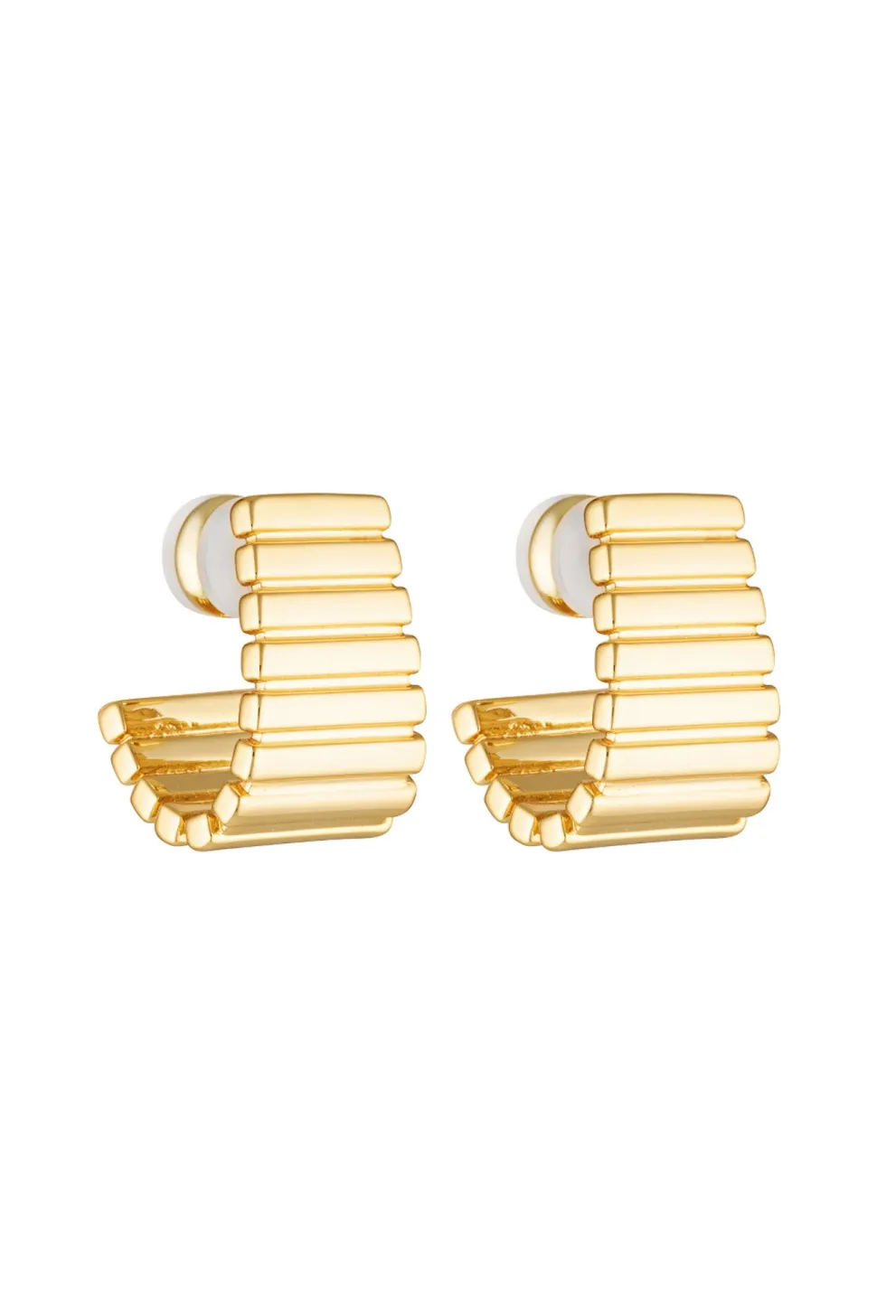 Porter 'Turtle Earrings' - Gold Discount