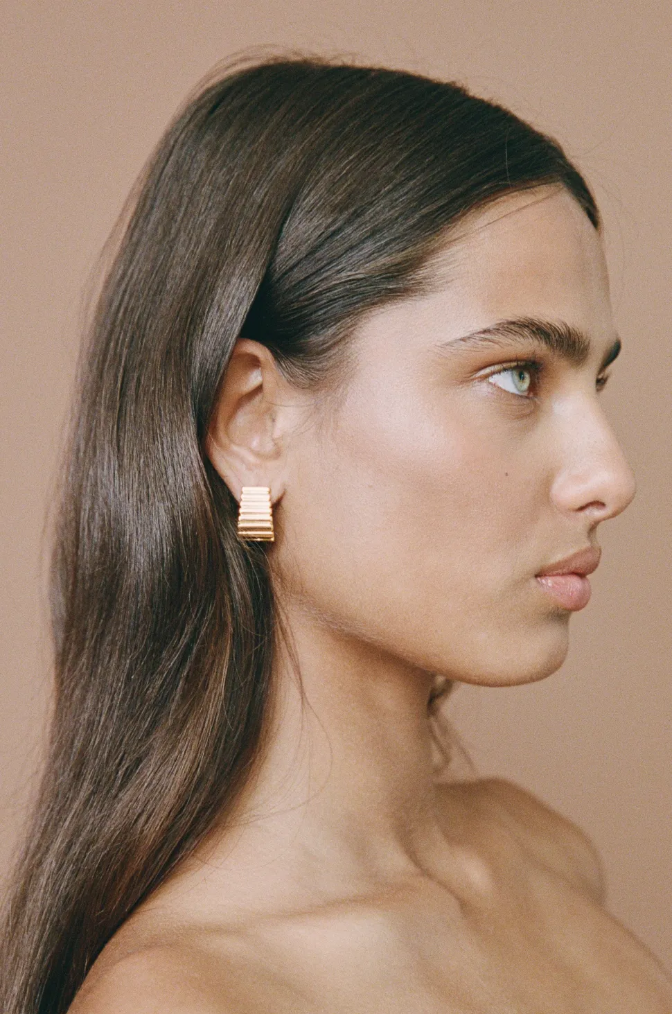 Porter 'Turtle Earrings' - Gold Discount