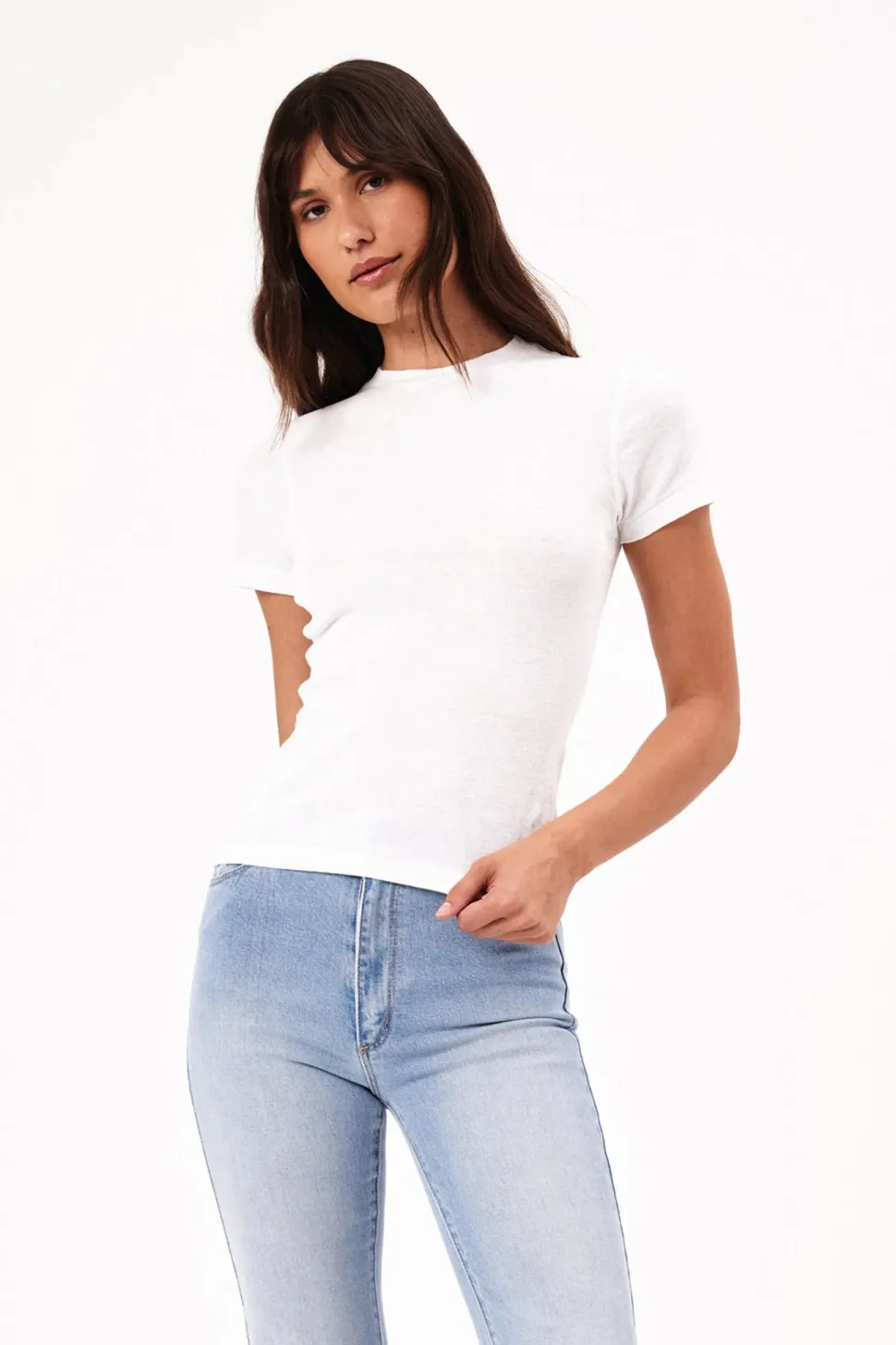 Rolla's 'Classic Tee' - Vintage White Cheap