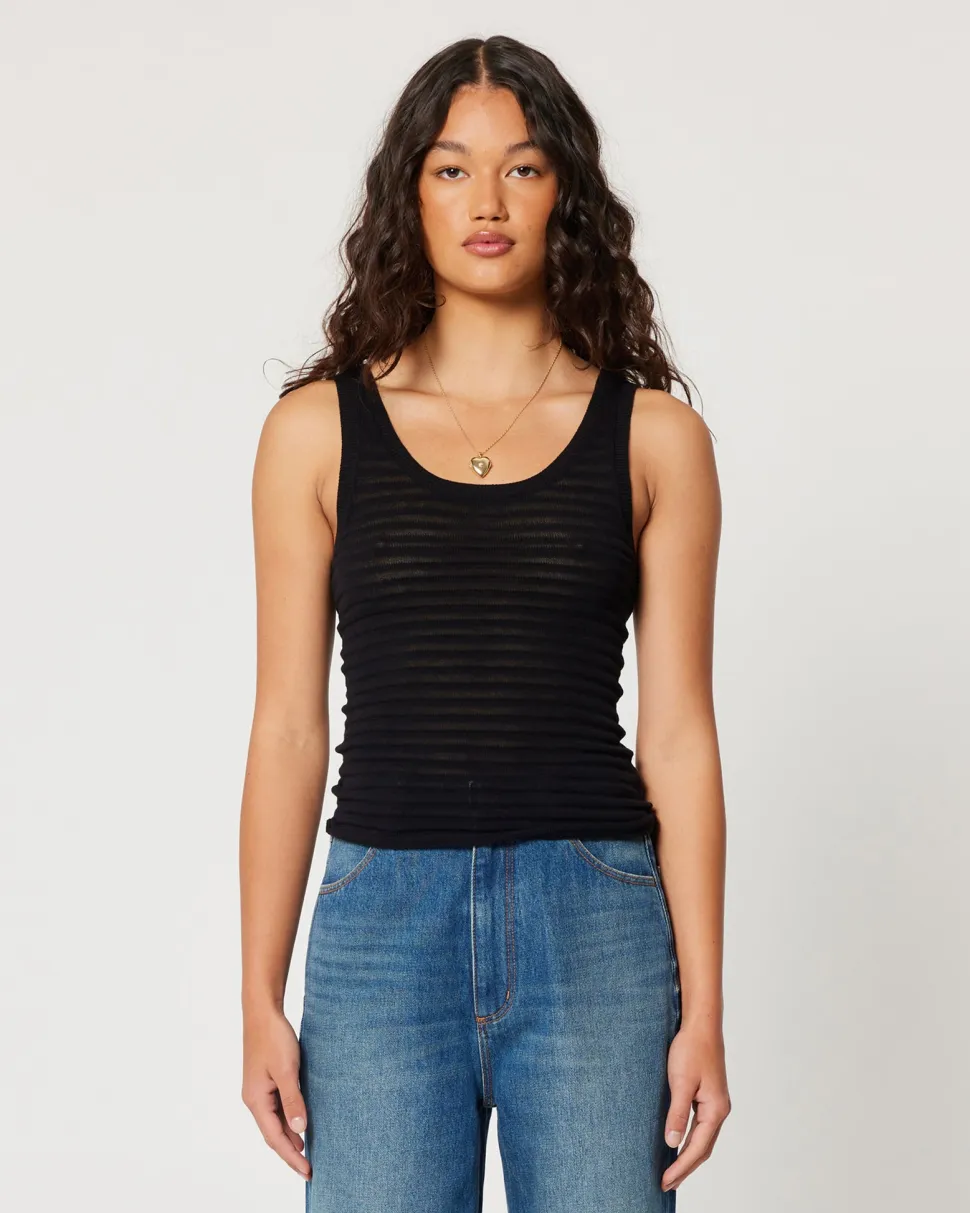 Rolla's 'Toni Egdar Knit Tank' - Black Best