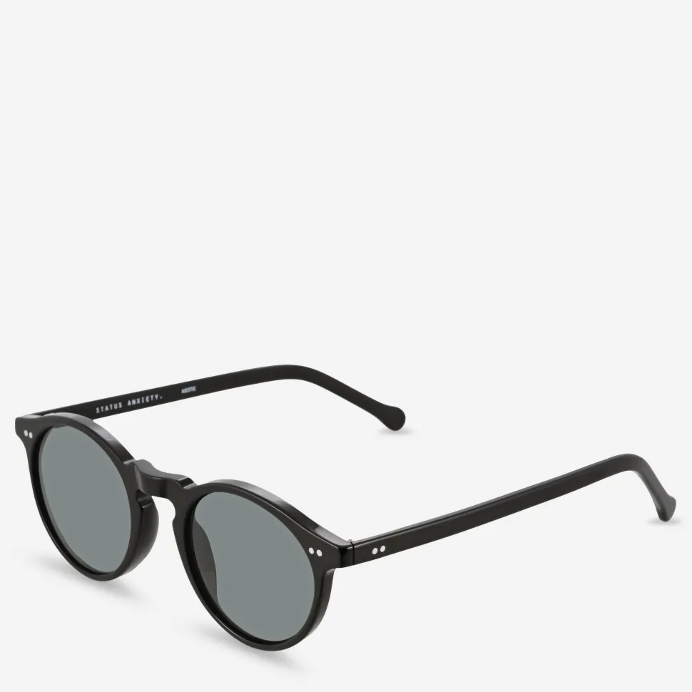 Status Anxiety 'Ascetic' Sunglasses - Black Cheap