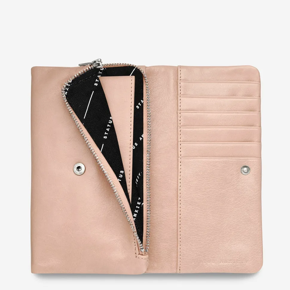 Status Anxiety 'Audrey' Wallet - Dusty Pink Clearance