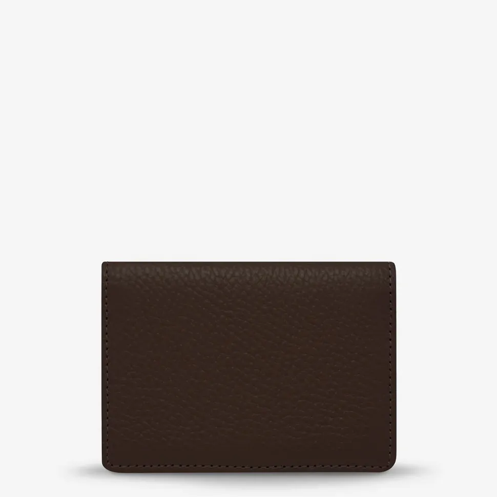 Status Anxiety 'Easy Does It' Wallet - Cocoa Cheap