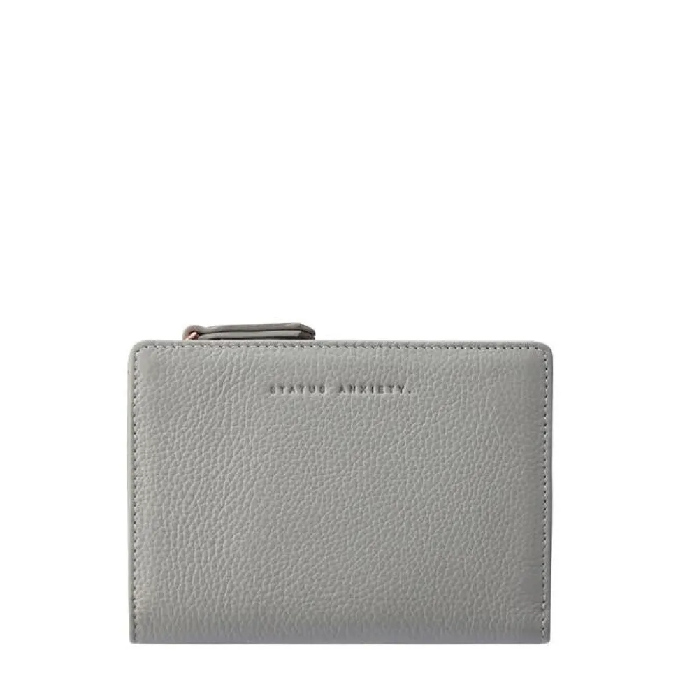 Status Anxiety 'Insurgency' Wallet - Light Grey New