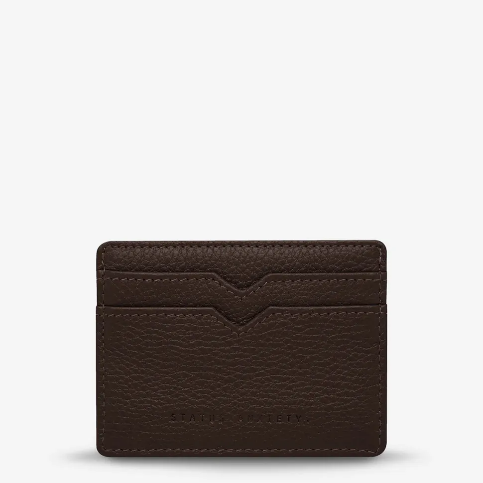 Status Anxiety 'Together For Now Wallet' - Cocoa Flash Sale